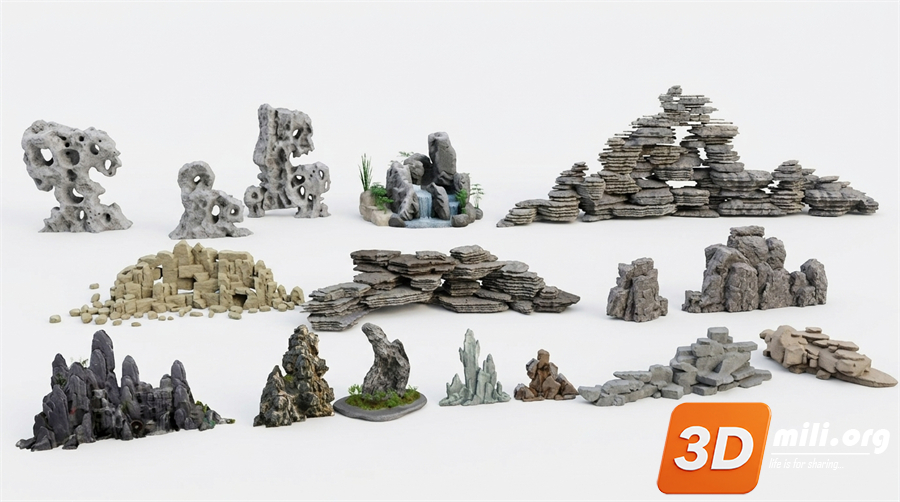 Rockery Skp Files
